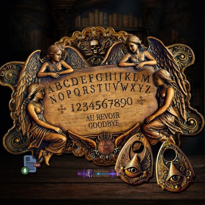 ORACLE OUIJA des ANGES • Kit incluant Oracles et Planchettes